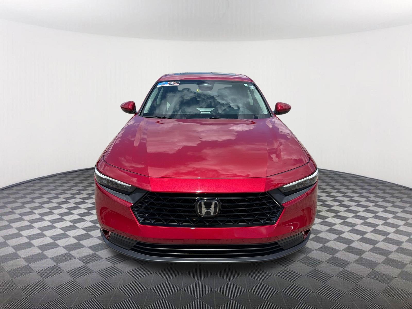 Certified Used 2024 Radiant Red Metallic Honda EX image 2