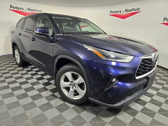 Used 2021 Blue Toyota LE image 1