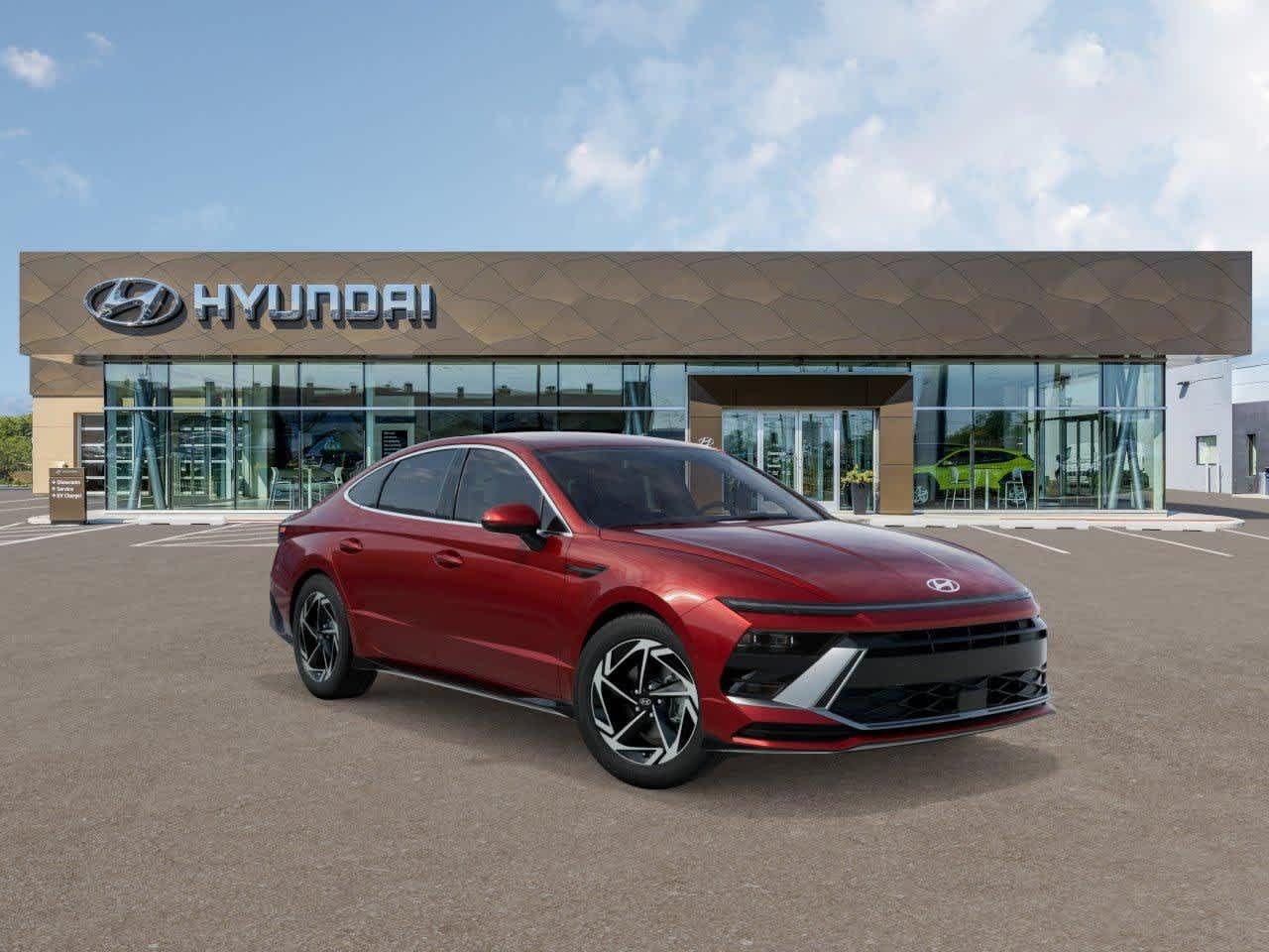 Used 2026 Ultimate Red Hyundai SEL Sport image 2