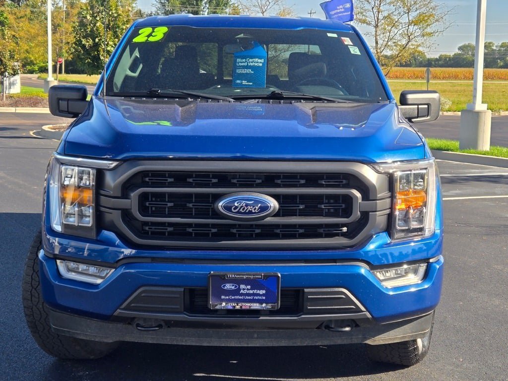 Certified Used 2023 Blue Metallic Ford XLT image 3