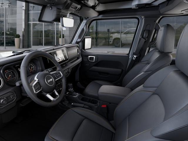 New 2026 Bright White Clear-Coat Exterior Paint Jeep Sahara image 126