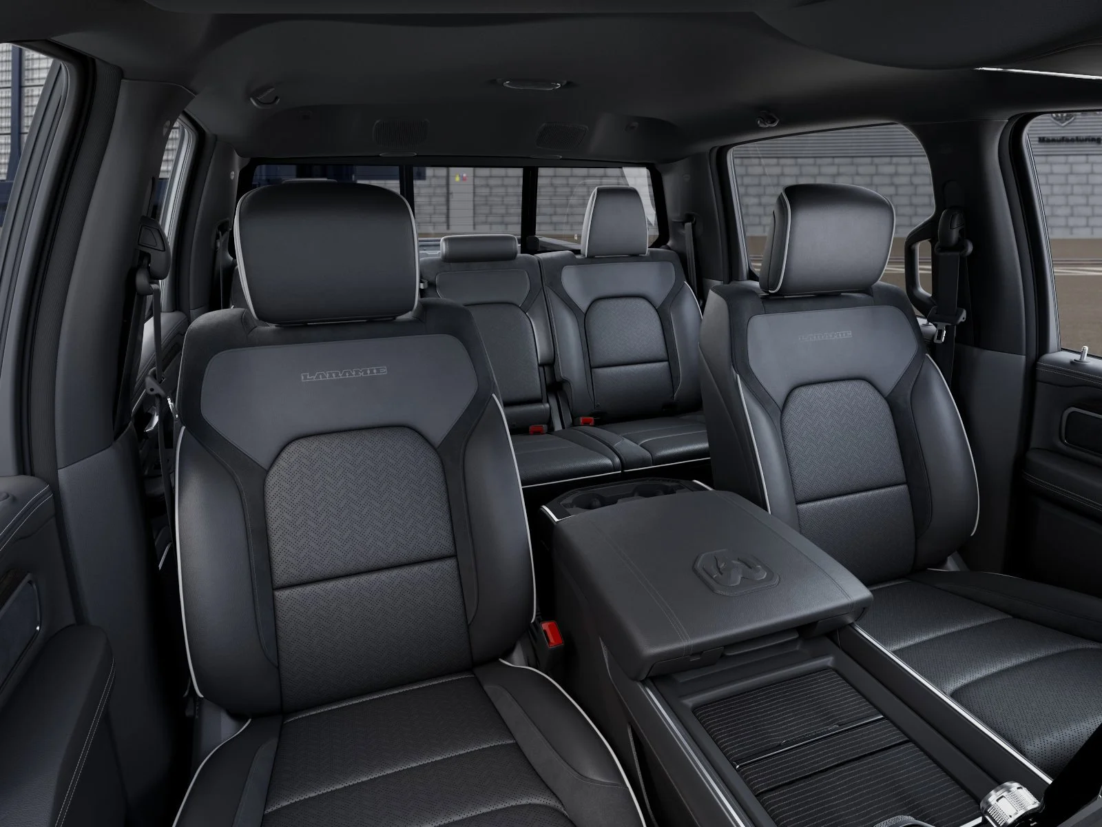 New 2026 Bright White Clear-Coat Exterior Paint RAM Laramie image 18