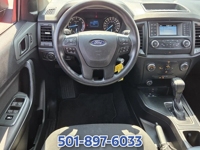 Used 2021 RED FORD XL 2WD SUPERCREW 5