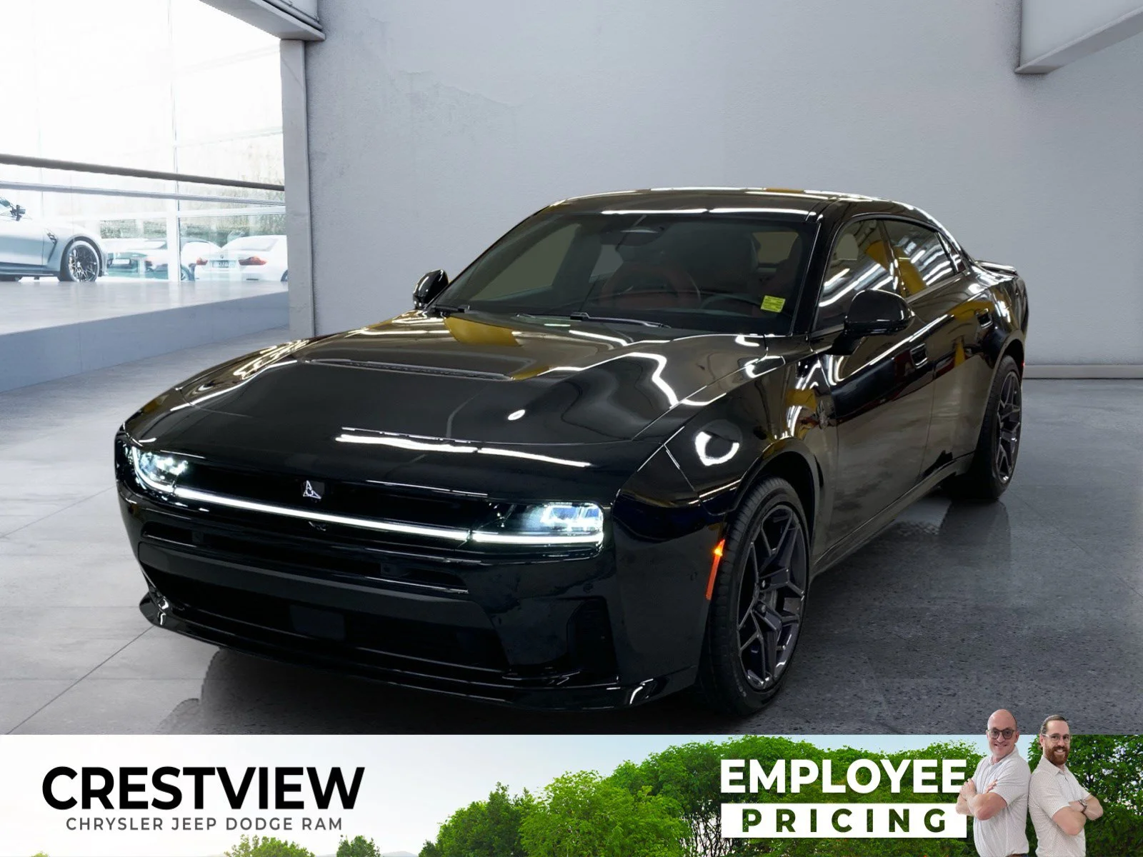New 2026 Diamond Black Crystal Pearl Dodge Scat Pack Plus image 1