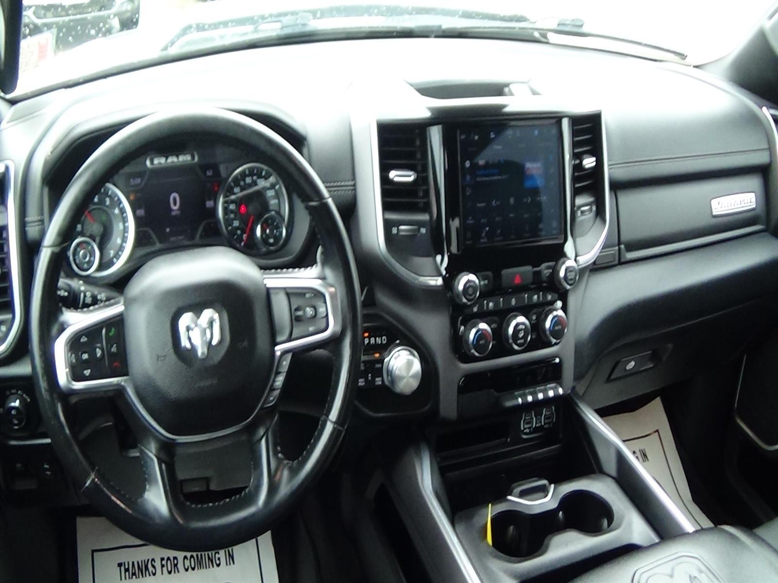 Used 2022 Bright White Clear Coat (pw7) RAM Laramie image 13