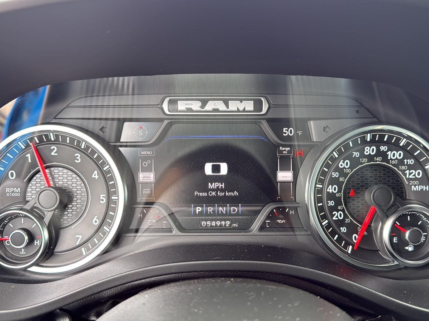 Used 2023 Hydro Blue Pearlcoat Ram Big Horn image 4