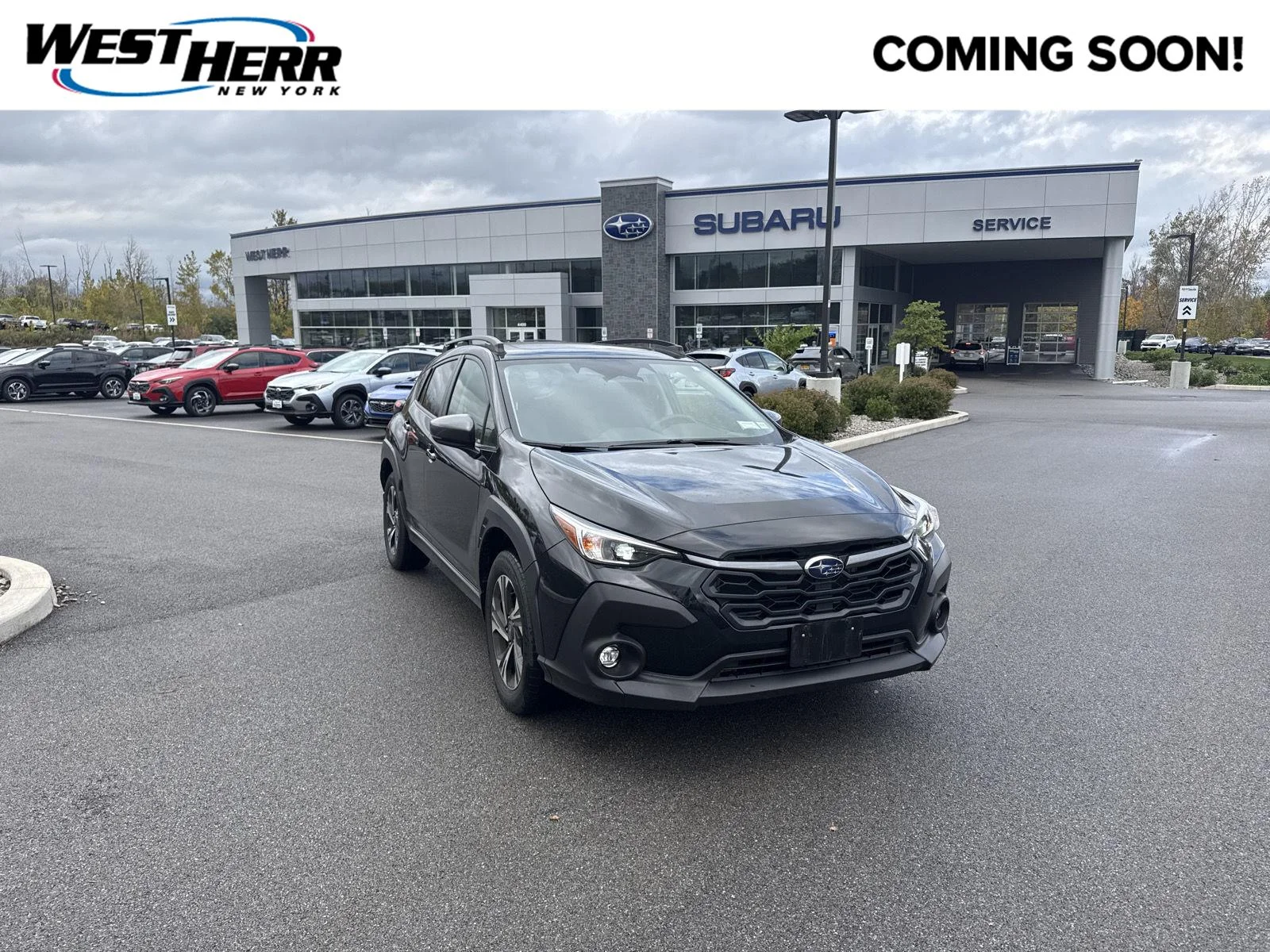 Used 2024 Crystal Black Silica Subaru Premium image 1