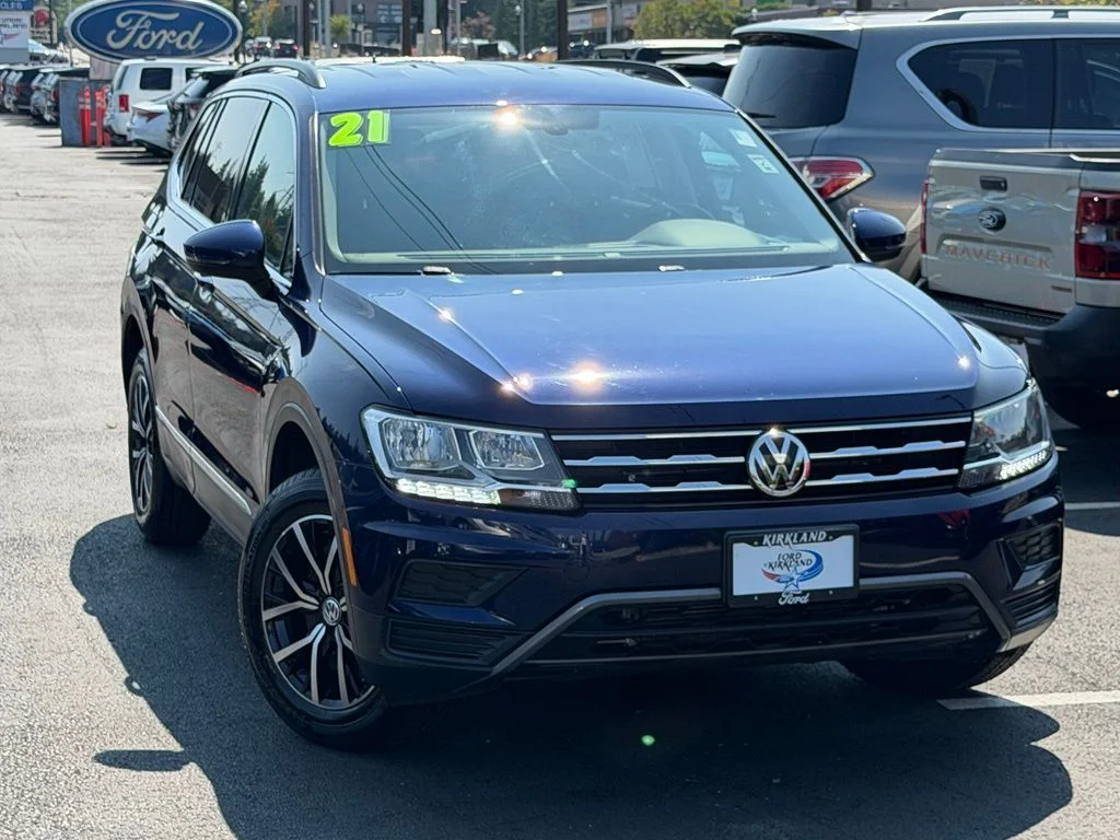 Used 2021 Atlantic Blue Volkswagen 2.0T SE image 1