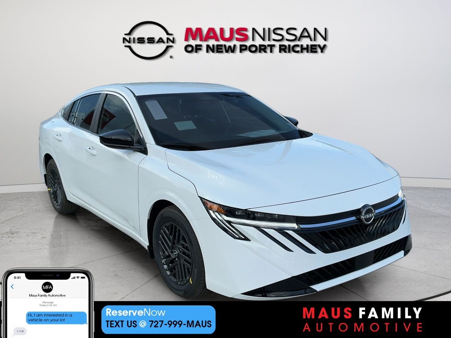 New 2027 White Nissan SV image 1