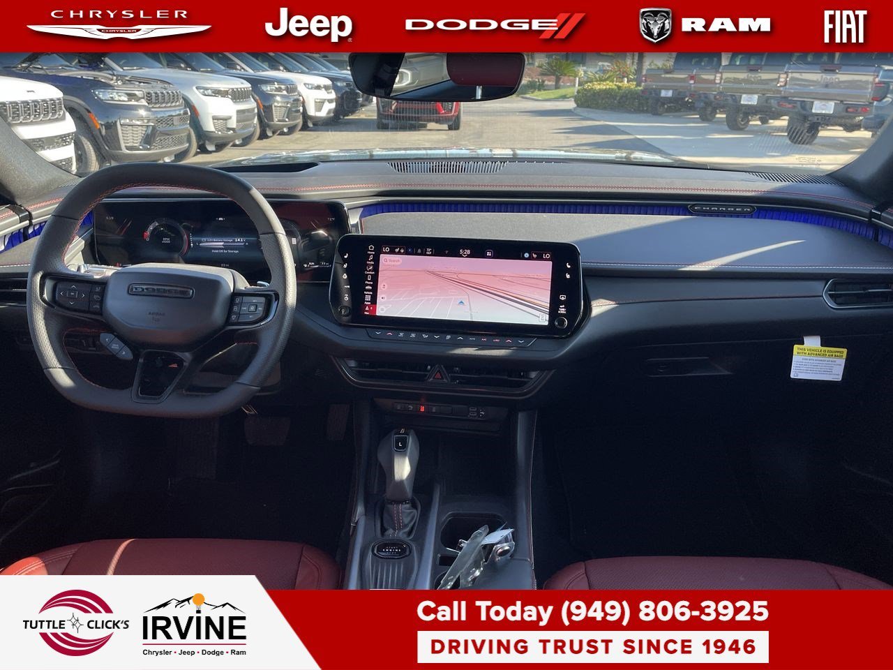 New 2026 Diamond Black Crystal Pearlcoat Dodge R/T Plus image 12