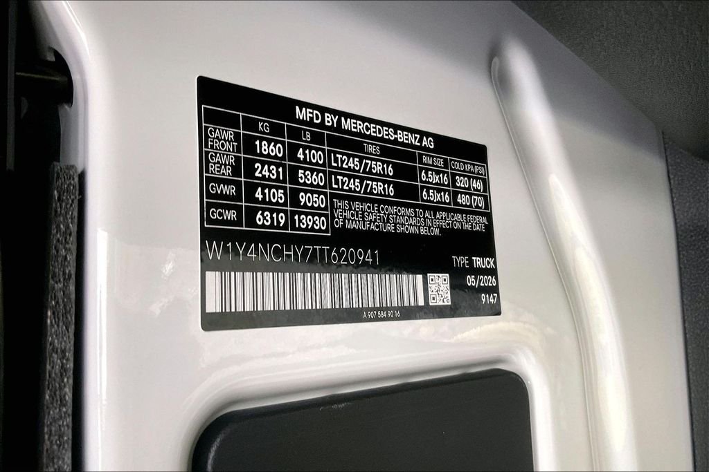 New 2026 Arctic White Mercedes-Benz Cargo 170 WB image 10