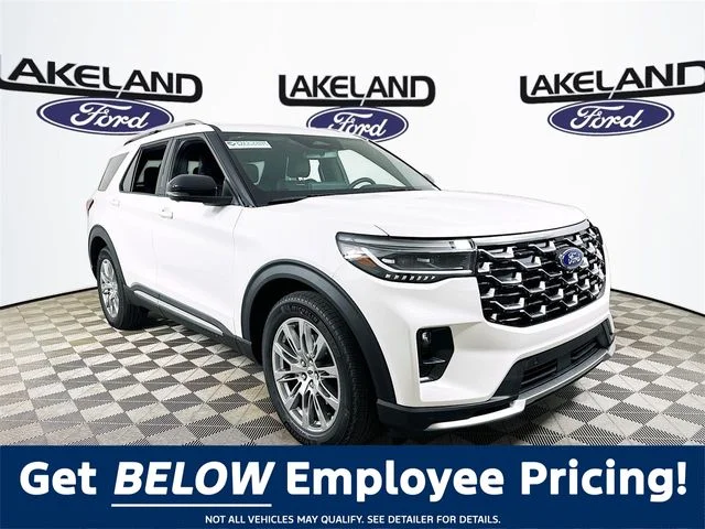 New 2026 Ford Explorer Platinum
