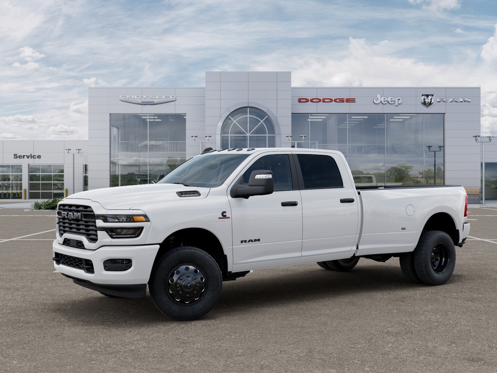 New 2026 Bright White Clearcoat RAM Big Horn image 8