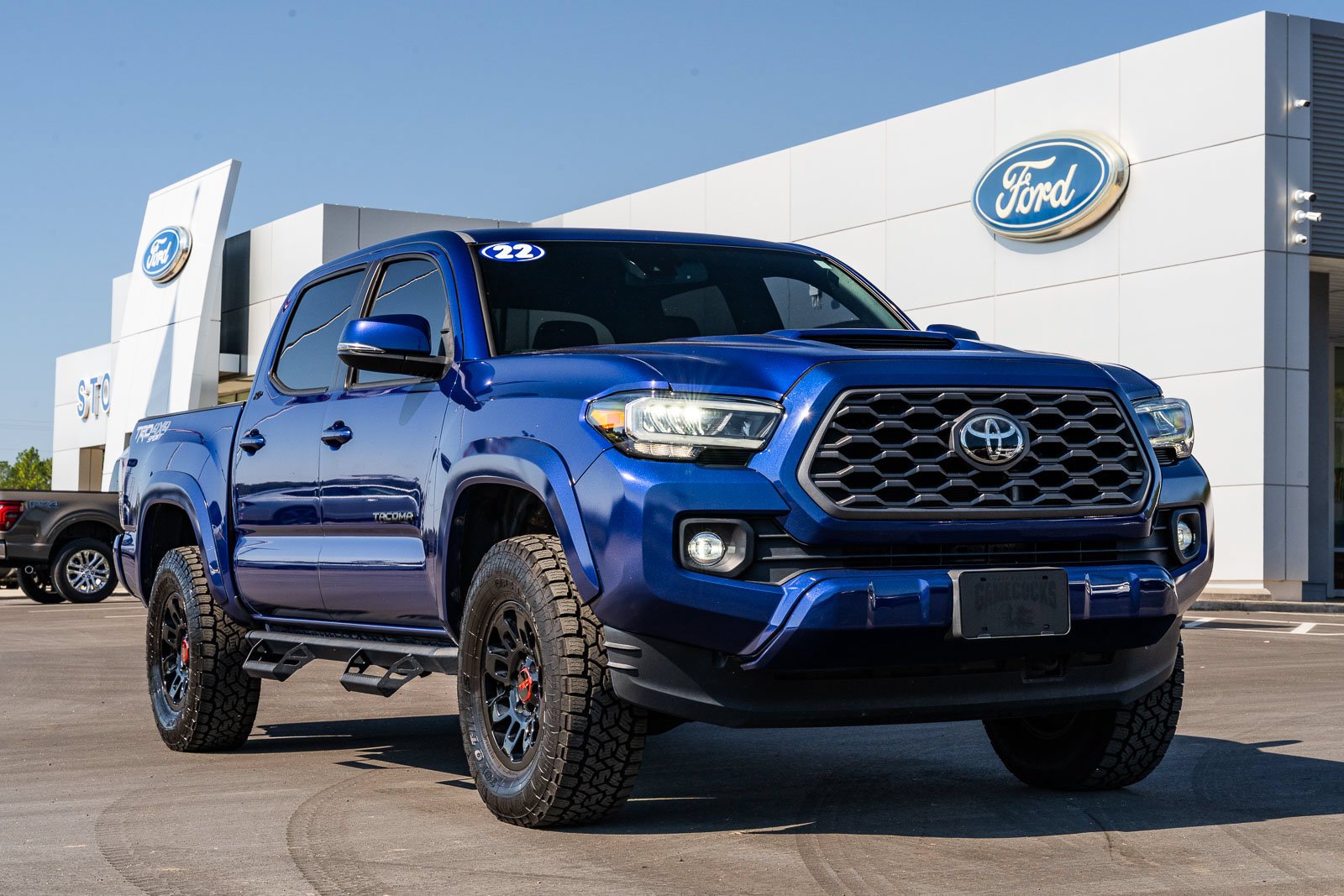 Certified Used 2022 Blue Toyota TRD Sport image 1
