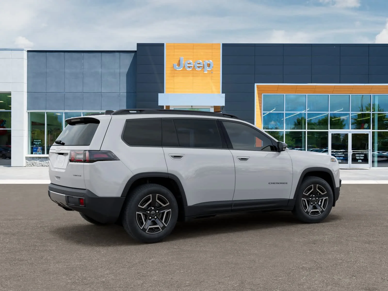 New 2026 Bright White Clear-Coat Exterior Paint Jeep Limited image 4