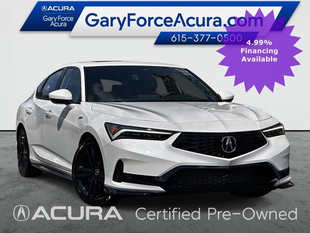 Used 2026 Platinum White Pearl Acura FWD A-Spec image 1