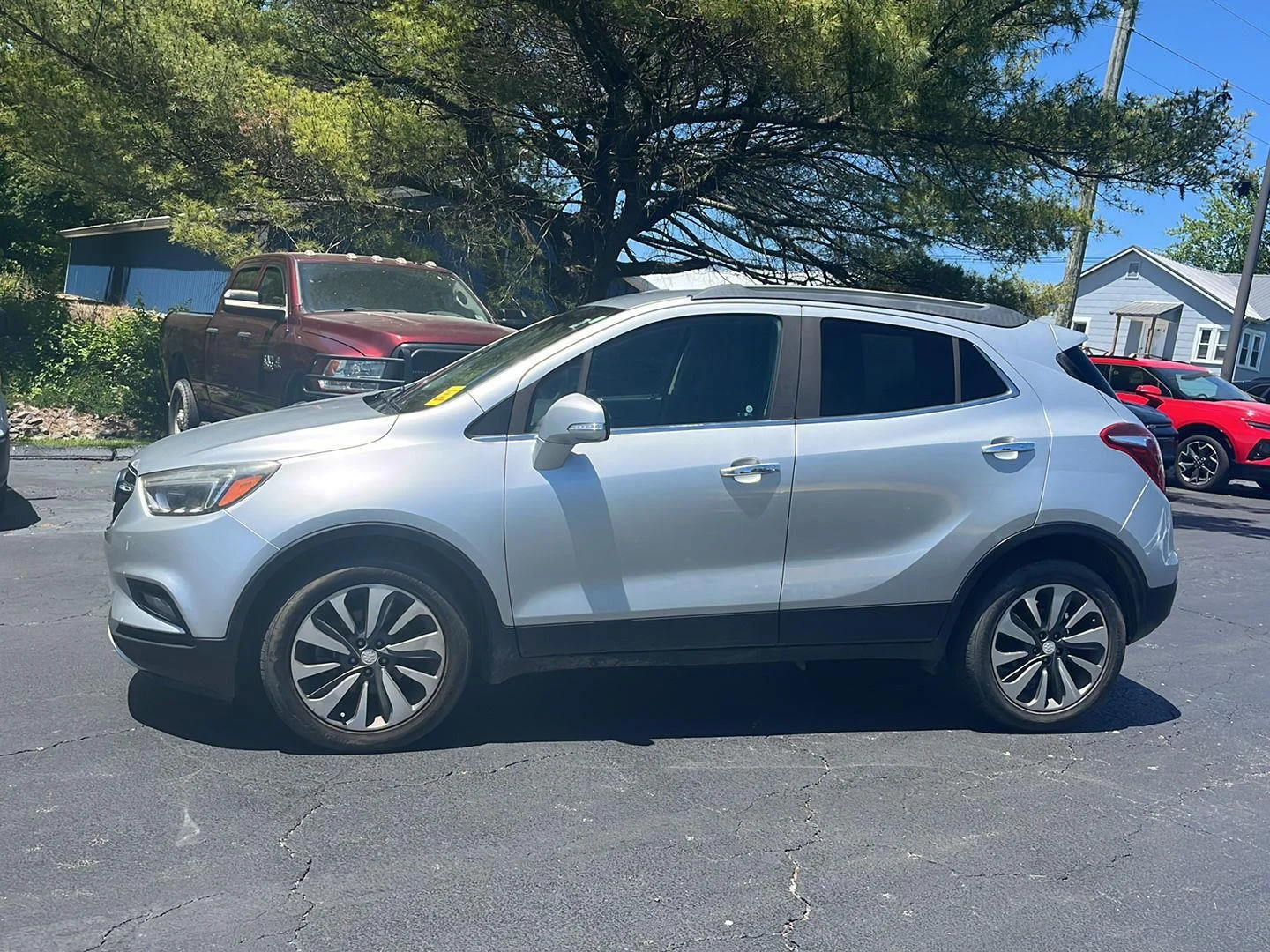 Used 2017 Includes (CM5) Black Carbon Metallic lower exterior accent color, Paint code W700S.) Buick Essence image 2