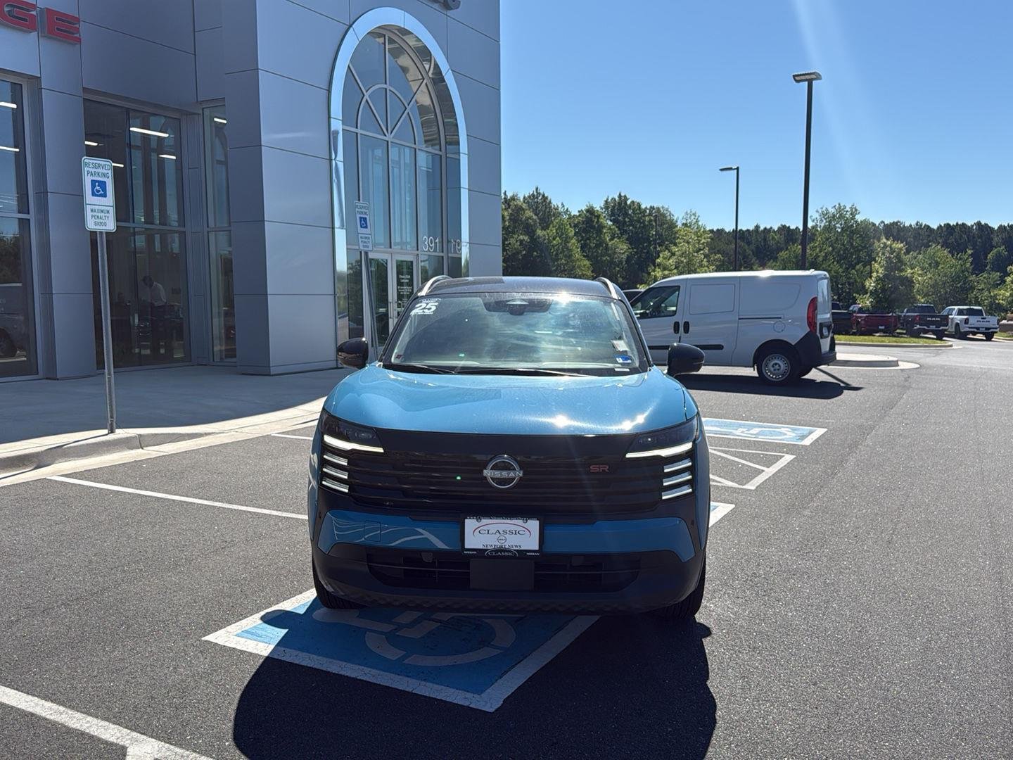 Used 2025 Arctic Ice Blue Metallic/Super Black Nissan SR image 2