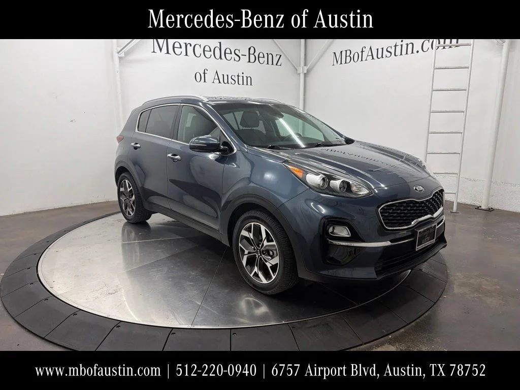 Used 2020 Blue Kia EX image 1