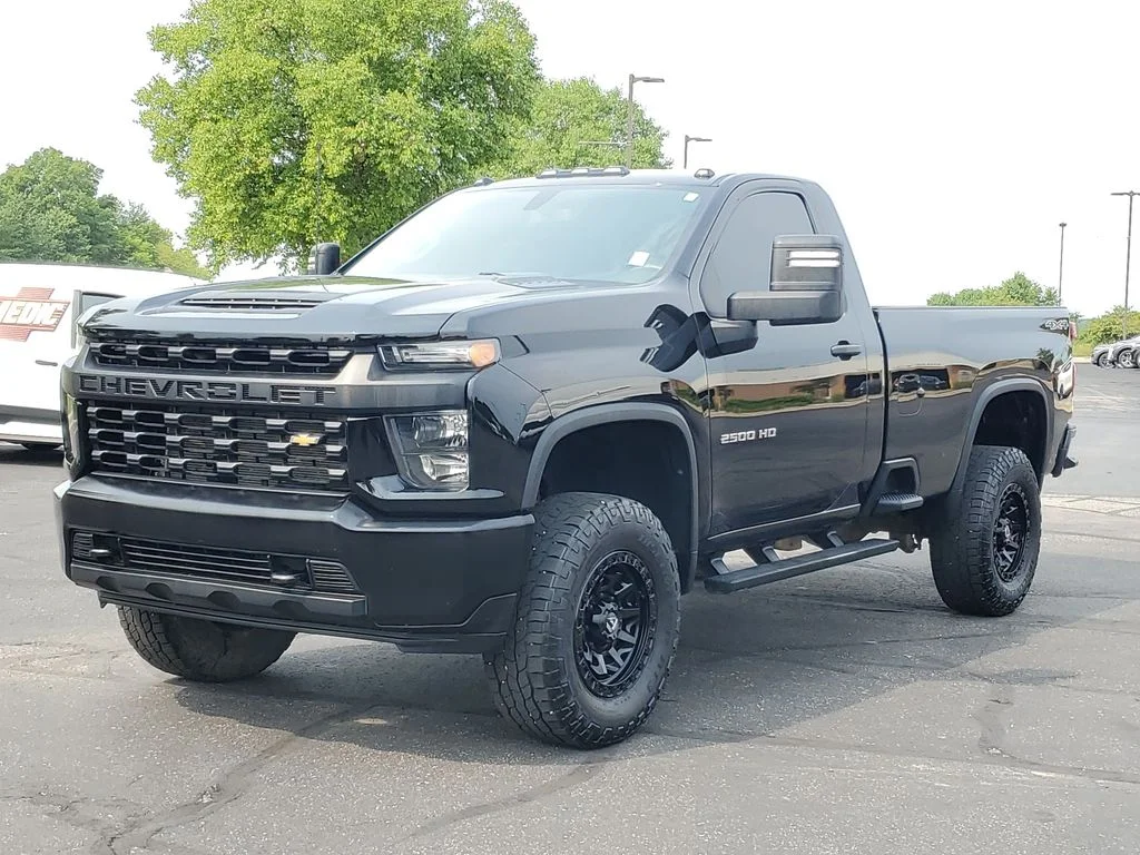 Certified Used 2022 Black Chevrolet Work Truck image 2