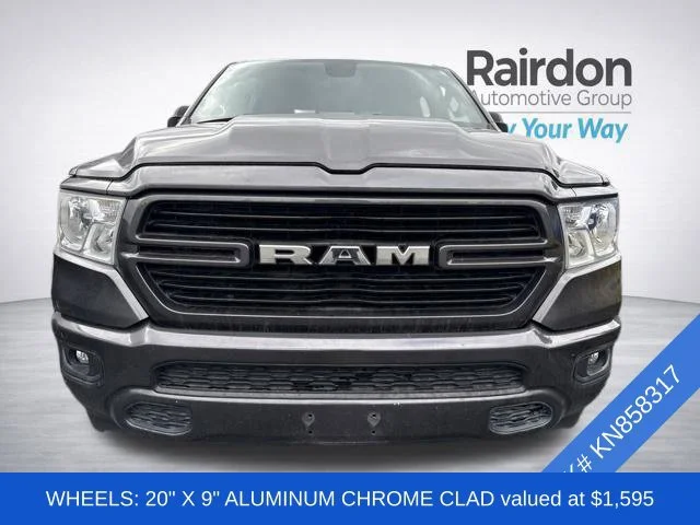 Used 2019 Granite Crystal Metallic Clearcoat Ram Big Horn/Lone Star image 2