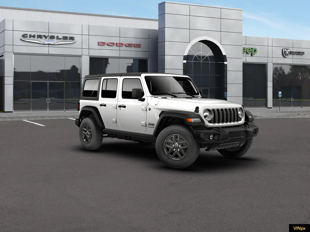 New 2026 Bright White Clear-Coat Exterior Paint Jeep Sport image 9