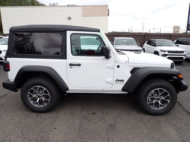 New 2026 Bright White Clear-Coat Exterior Paint Jeep Sport S image 8