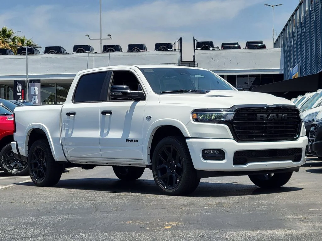 New 2026 Bright White Clear-Coat Exterior Paint RAM Laramie image 25