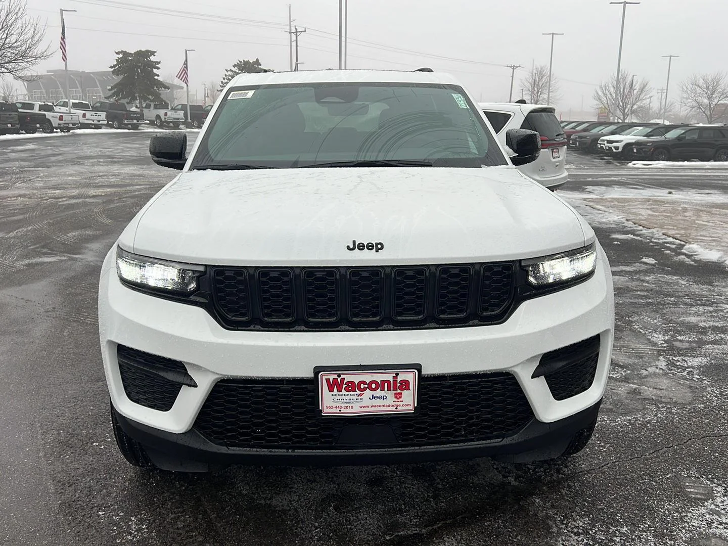 New 2025 Bright White Clearcoat Jeep Altitude X image 3