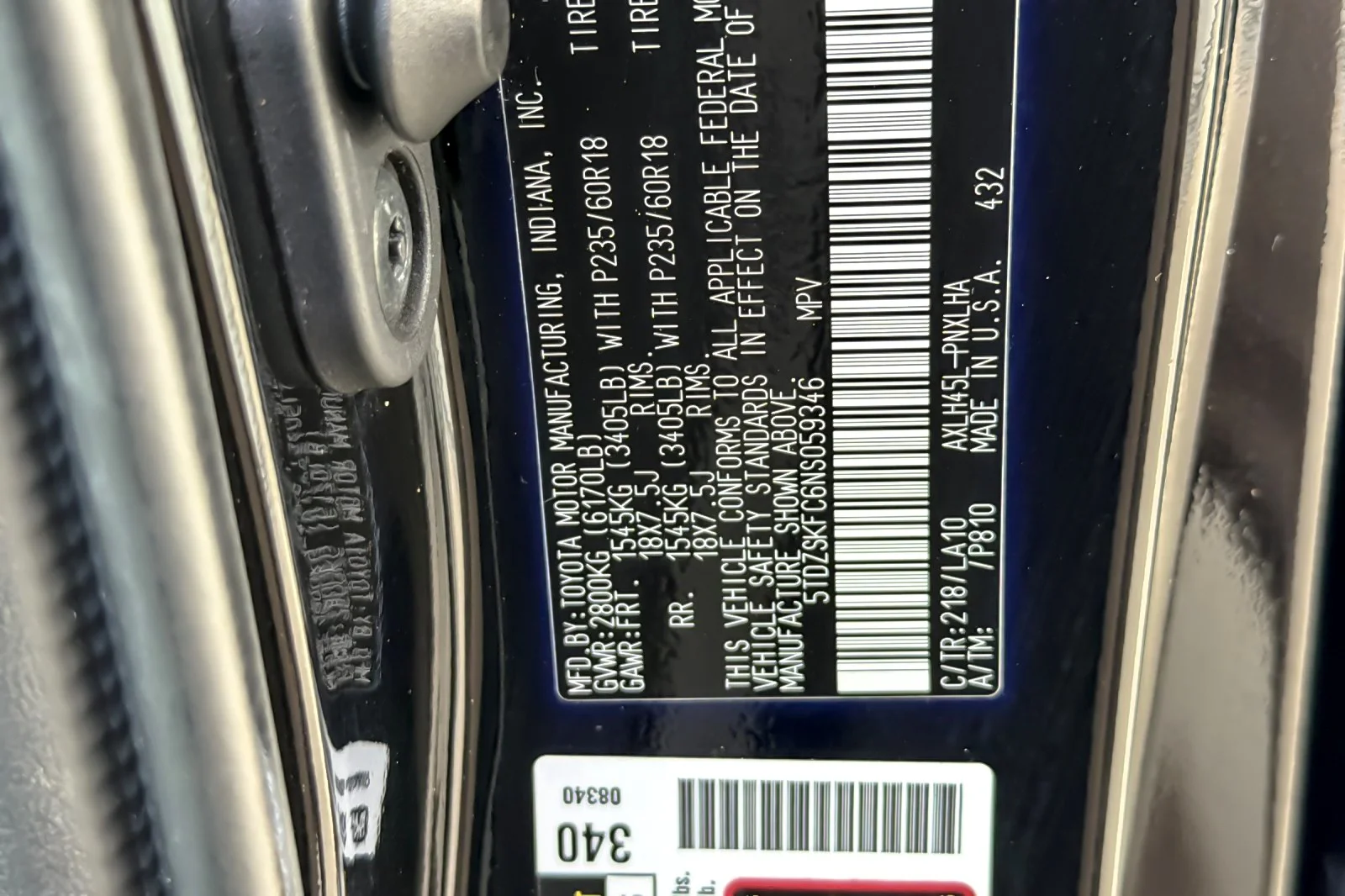 Certified Used 2022 MIDNIGHT BLACK Toyota Limited image 30