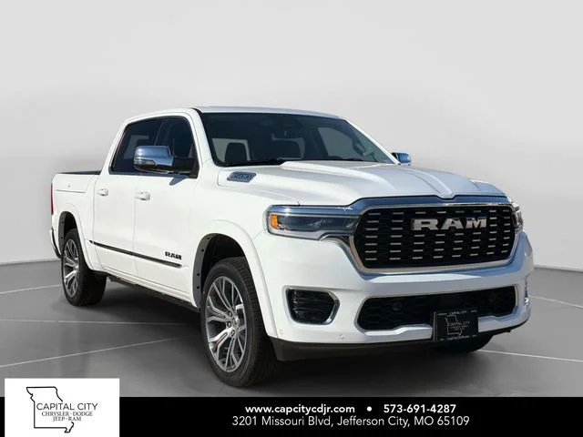New 2026 Bright White Clear-Coat Exterior Paint RAM Tungsten image 1