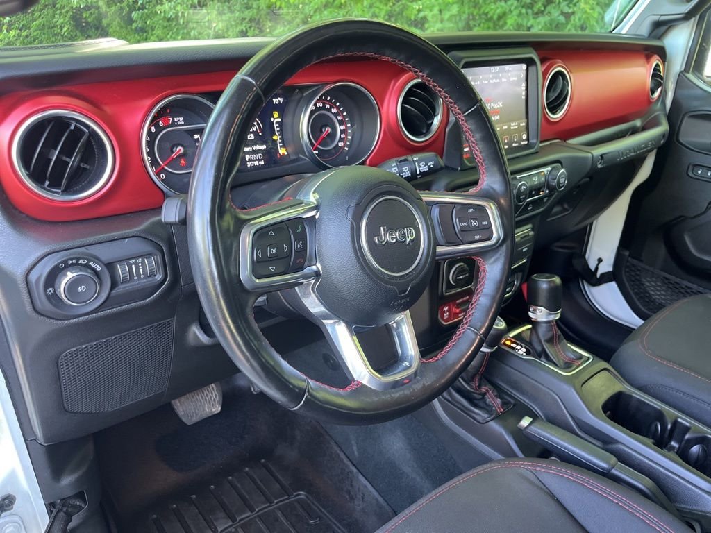 Used 2022 Bright White Clearcoat Jeep Rubicon image 2