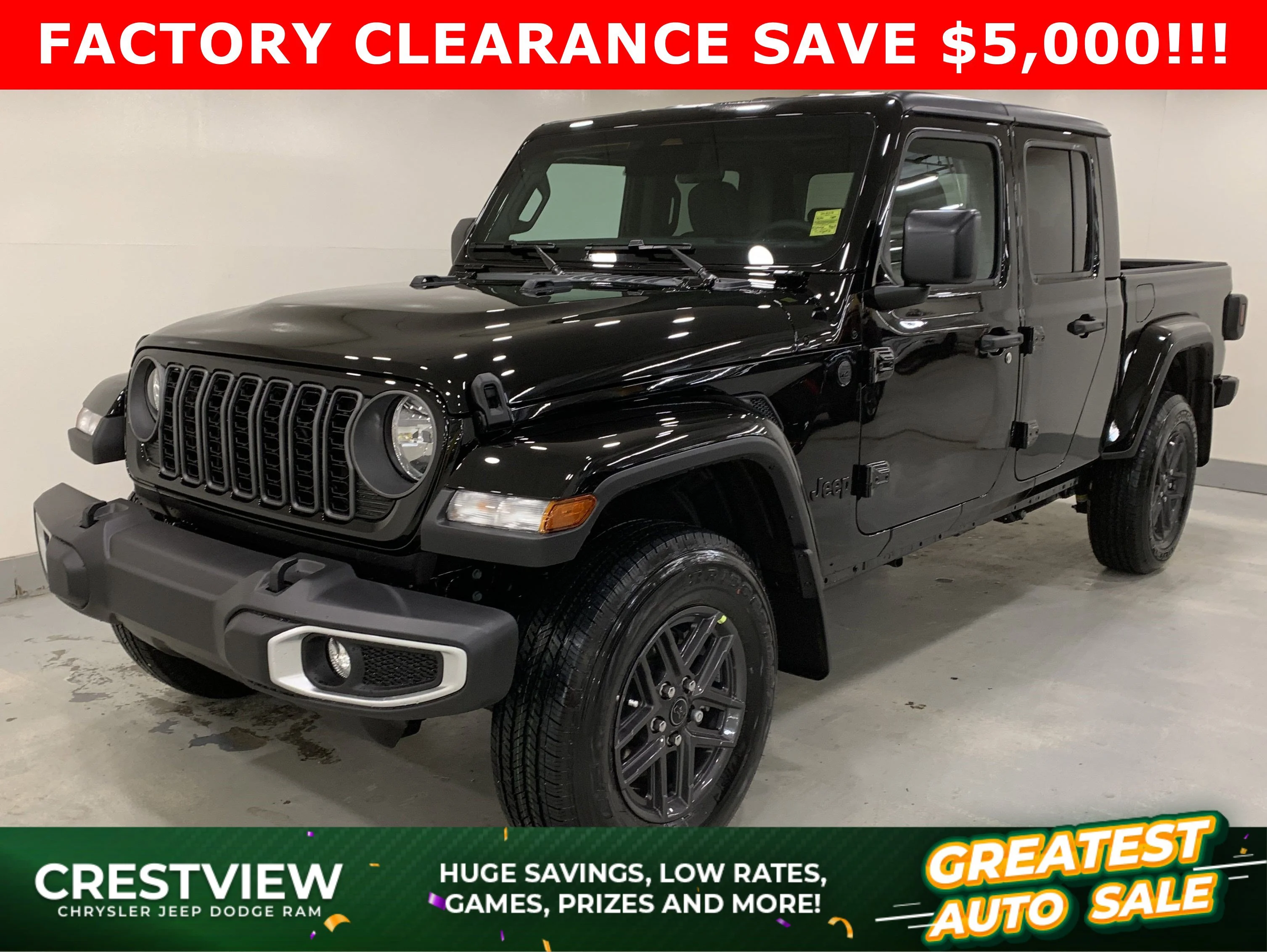 New 2026 Black Jeep Sport S image 1