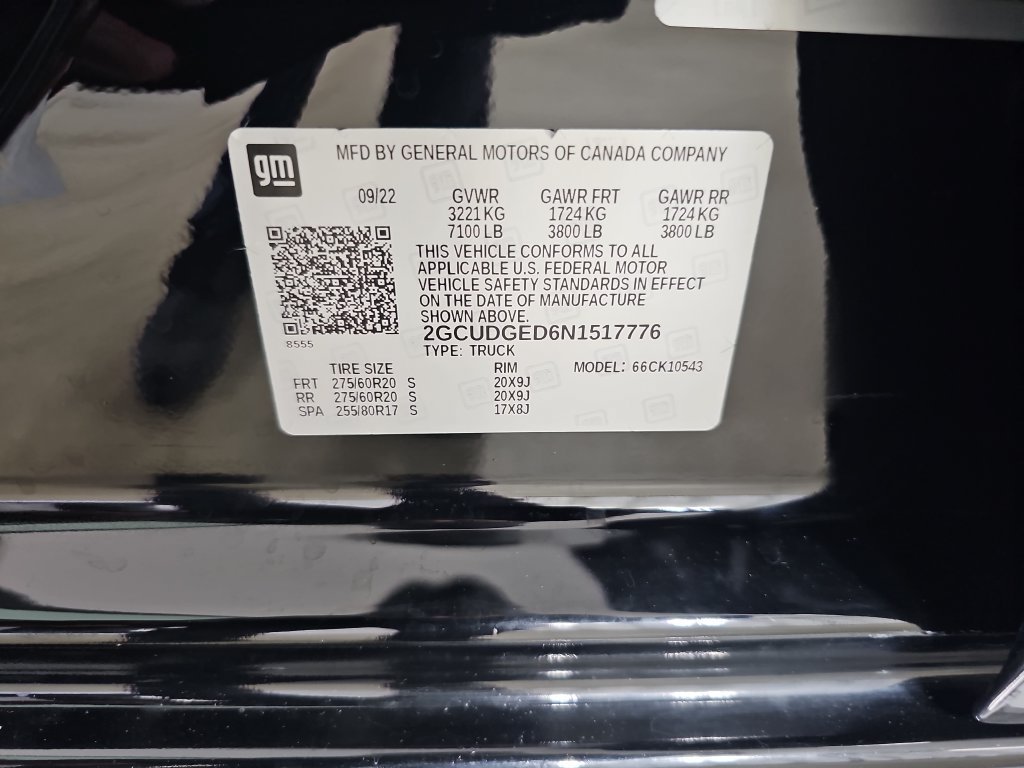Certified Used 2022 BLACK Chevrolet LTZ image 41