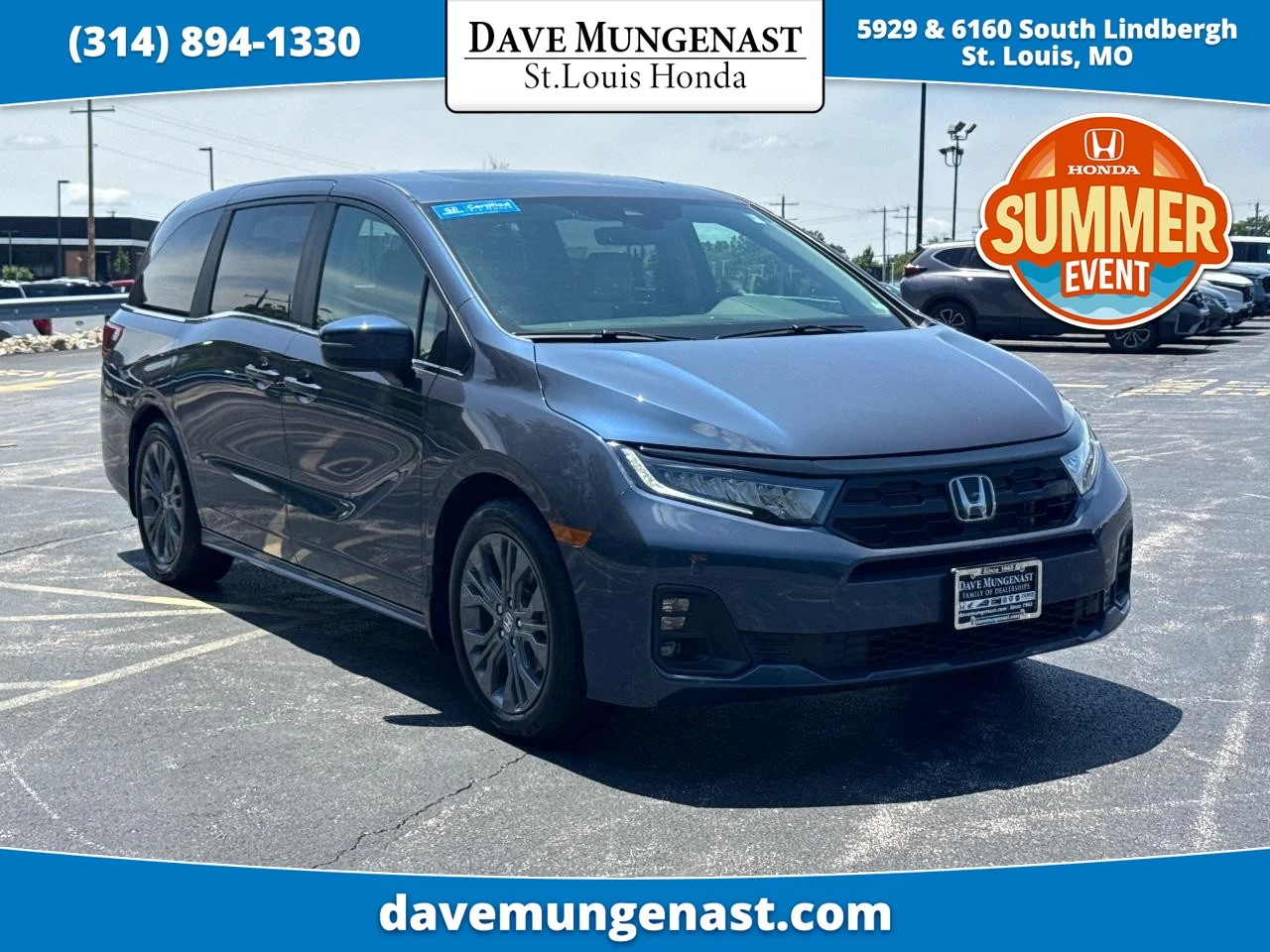 Certified Used 2026 Smoke Blue Pearl Honda Touring image 1