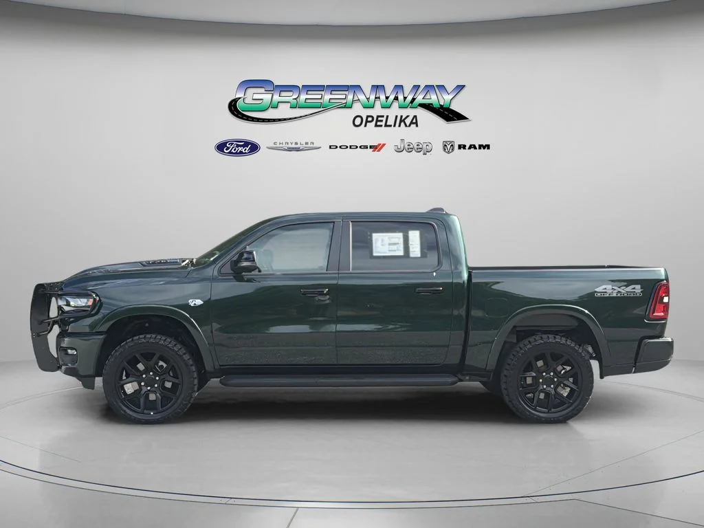 New 2026 Serrano-Green Metallic Exterior Paint RAM Laramie image 7