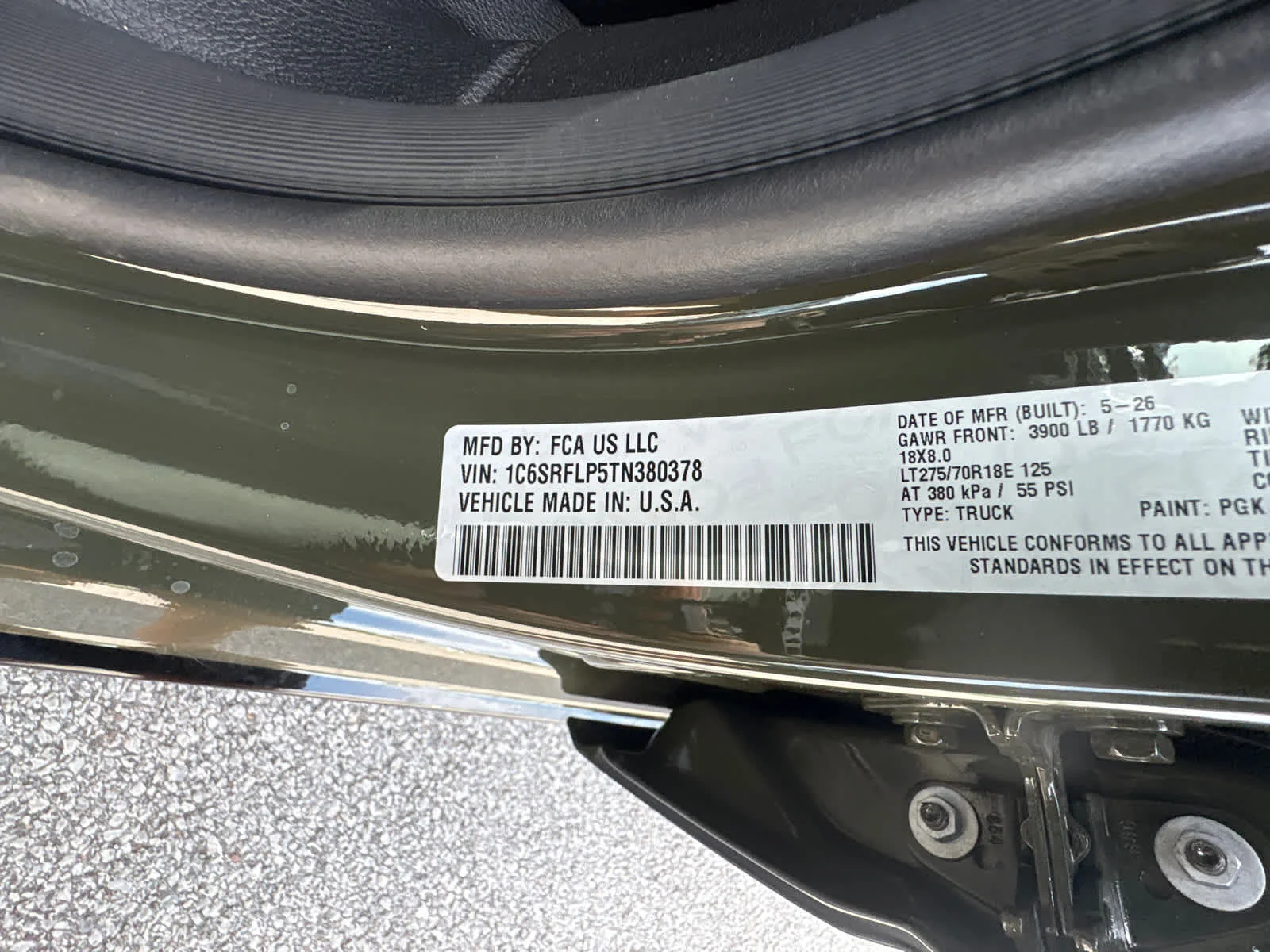 New 2026 Tank Exterior Paint RAM Rebel image 31
