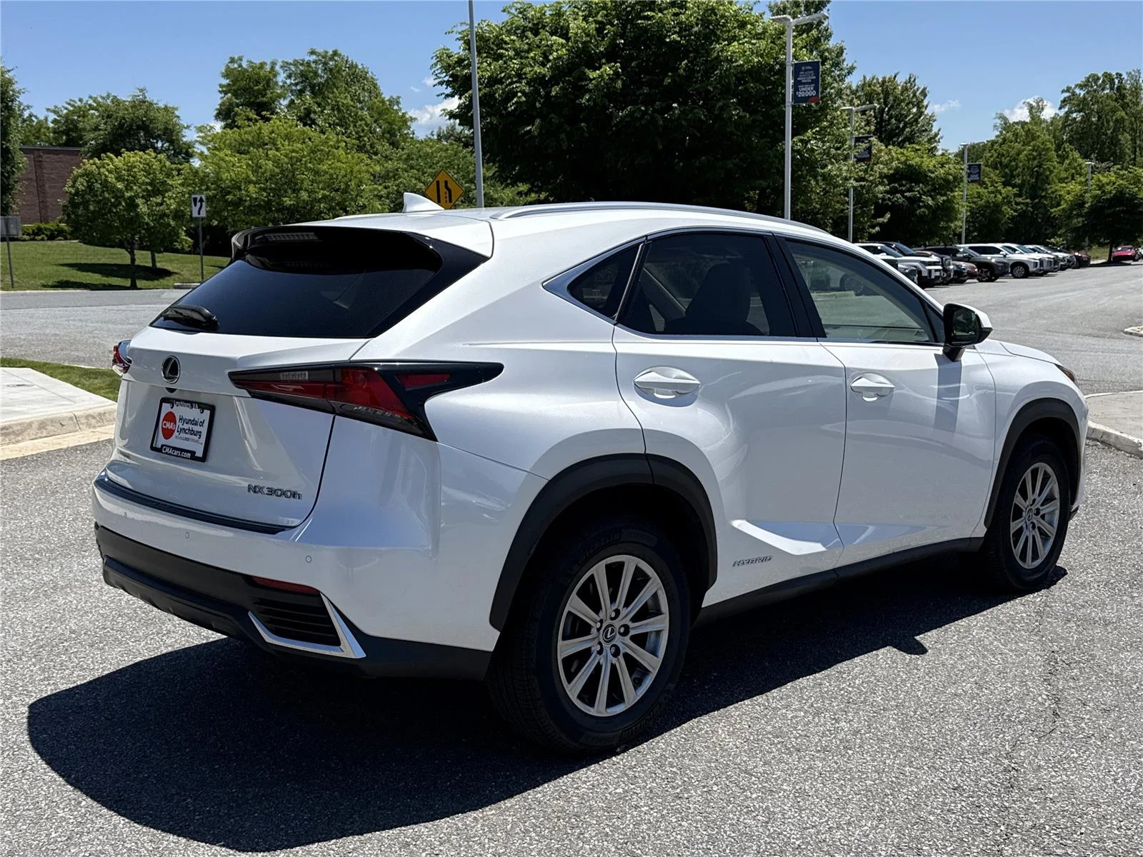 Used 2020 Eminent White Pearl Lexus NX 300h image 4
