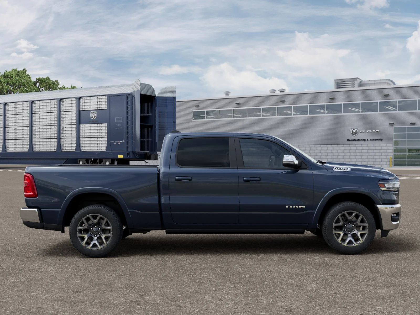 New 2027 Forged Blue Metallic Exterior Paint RAM LARAMIE image 12