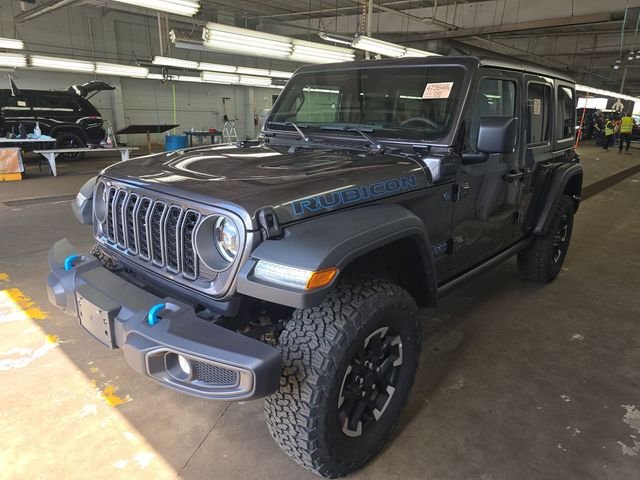 Certified Used 2025 Gray Jeep Rubicon 4xe image 1