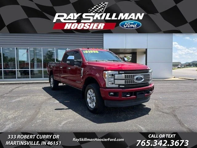Used 2019 Ruby Red Metallic Ford Platinum image 1