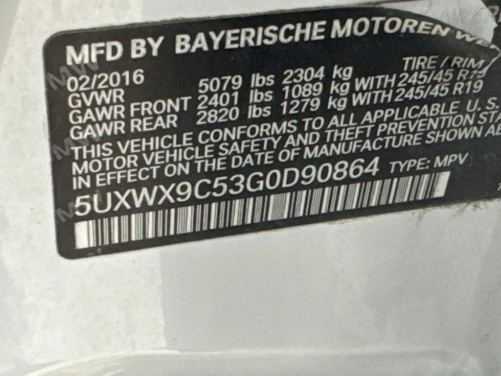 Used 2016 Alpine White BMW xDrive28i image 42