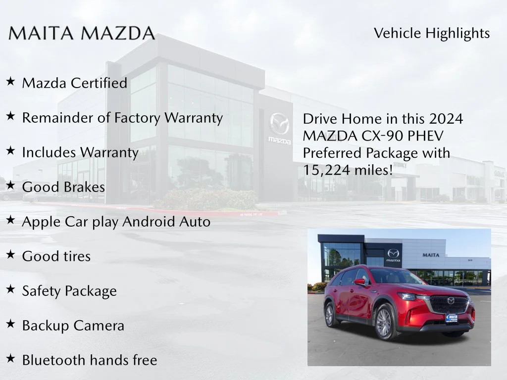 Certified Used 2024 Soul Red Crystal Metallic Mazda Preferred image 7
