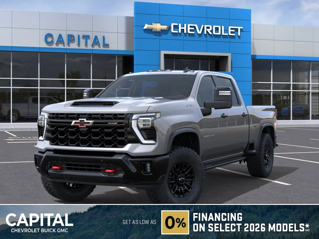New 2026 Sterling Grey Metallic Chevrolet ZR2 image 1