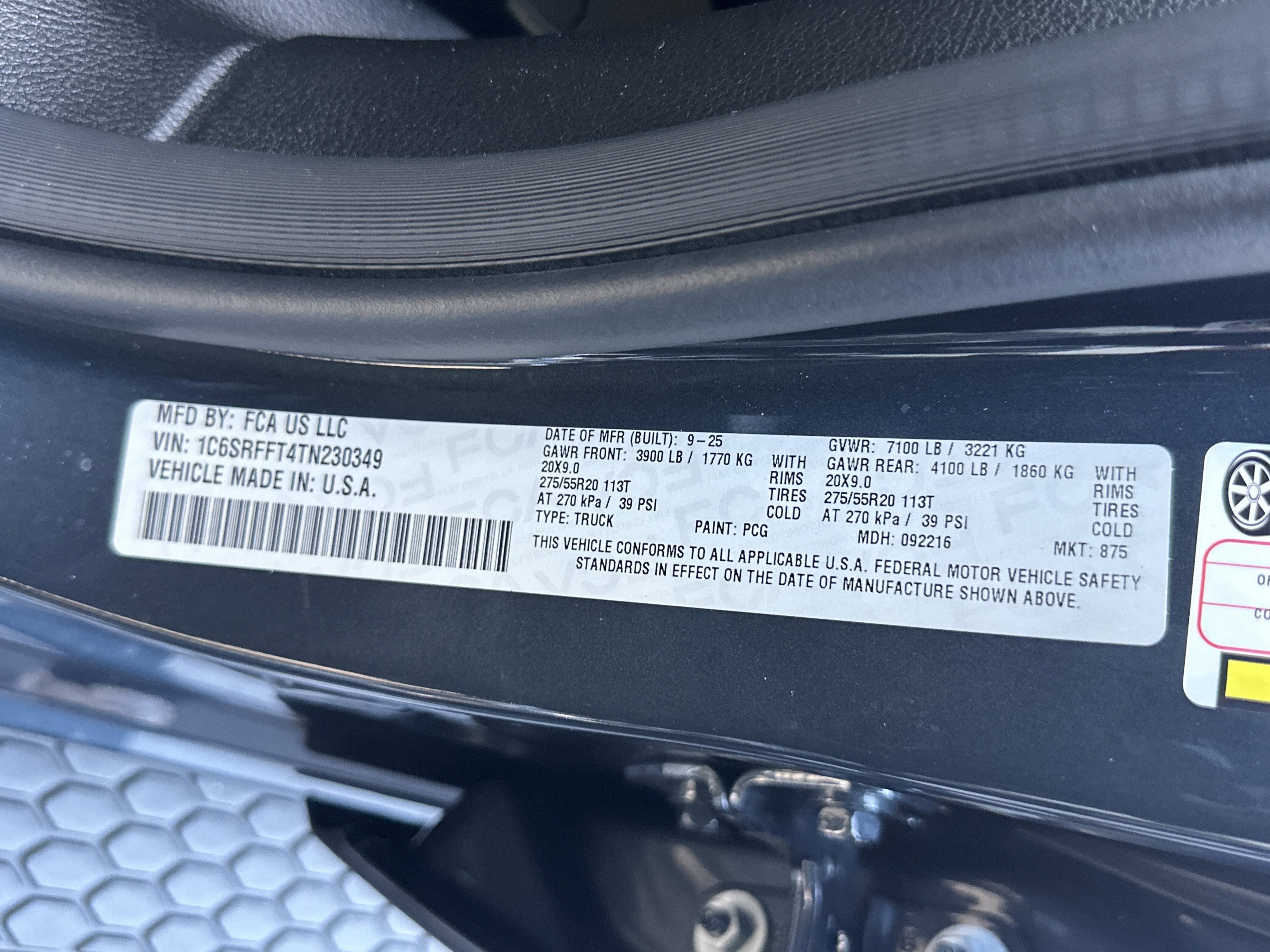 New 2026 Forged Blue Metallic RAM Big Horn image 32