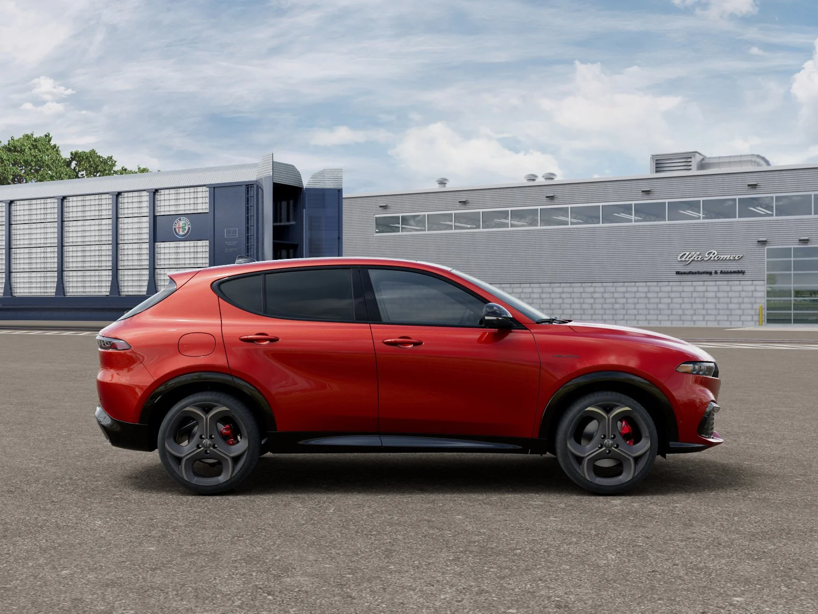 New 2026 Rosso Brera (Red) Exterior Paint Alfa Romeo Veloce image 12