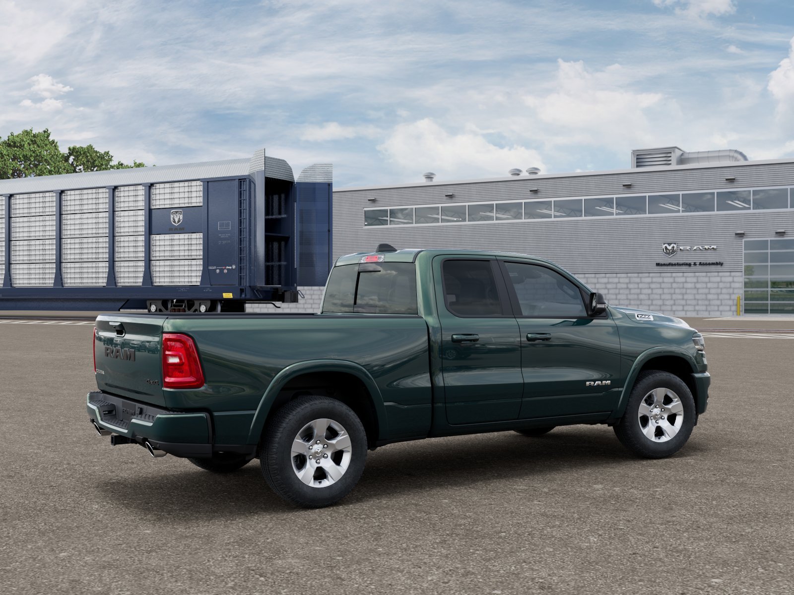 New 2026 Serrano-Green Metallic Exterior Paint RAM  image 2