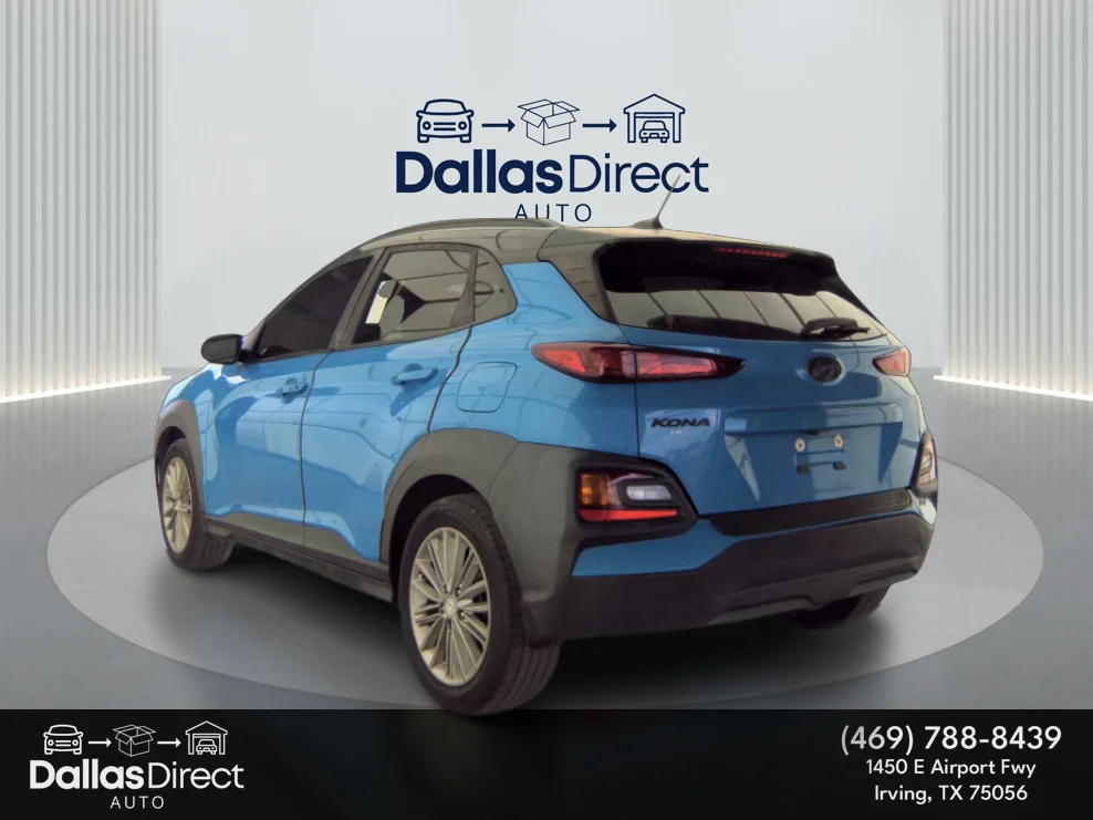 Used 2019 Surf Blue w/Dark Gray Roof Hyundai SEL image 8