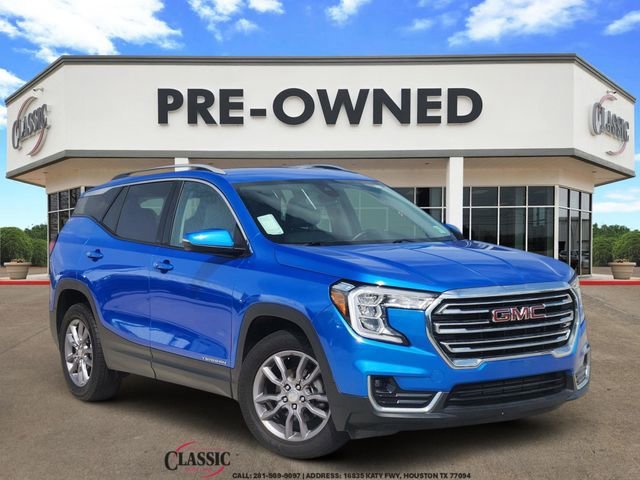 Riptide Metallic 2024 GMC Terrain SLT FWD SUV / Crossover Front-Wheel Drive 9-Speed Automatic