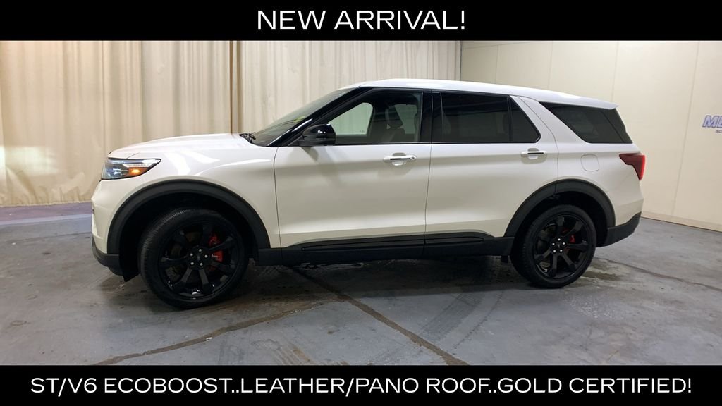 Certified Used 2022 White Metallic Ford ST image 6